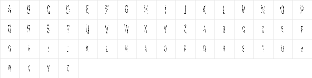 Real Horror Show Regular Character Map Real Horror Show Regular Character Map