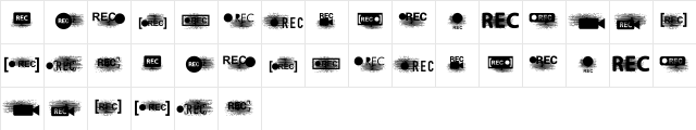 Record Regular Character Map