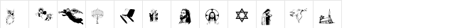 Religious  1 Regular Character Map