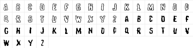 RepeatUntilFalse Regular Character Map