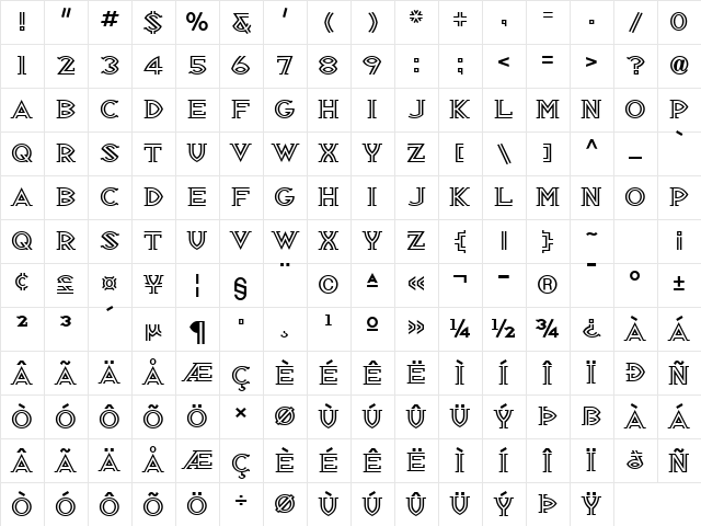 Republik Serif ICG 03 Alt Regular Character Map Republik Serif ICG 03 Alt Regular Character Map