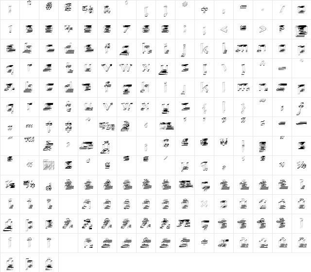 Republika - Sketch Regular Character Map