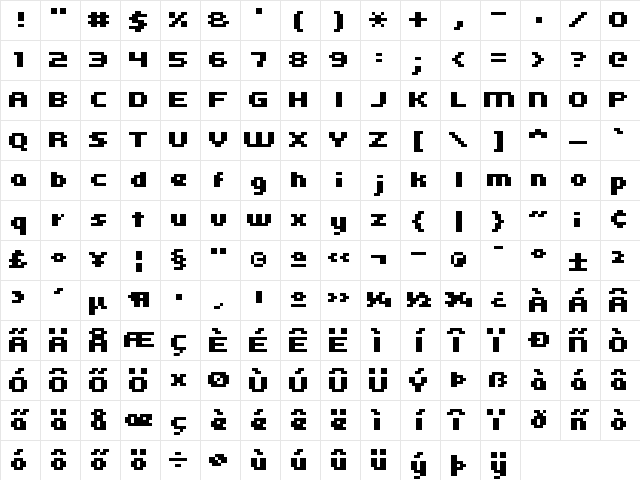 kroeger 05_63 Regular Character Map kroeger 05_63 Regular Character Map