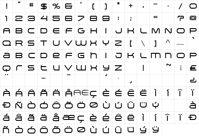 Arkitech Medium Medium Character Map Arkitech Medium Medium Character Map