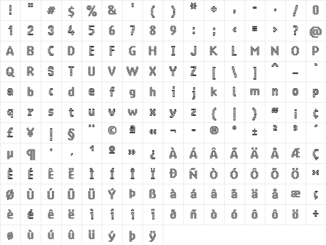 Ring Matrix Two Regular Character Map Ring Matrix Two Regular Character Map