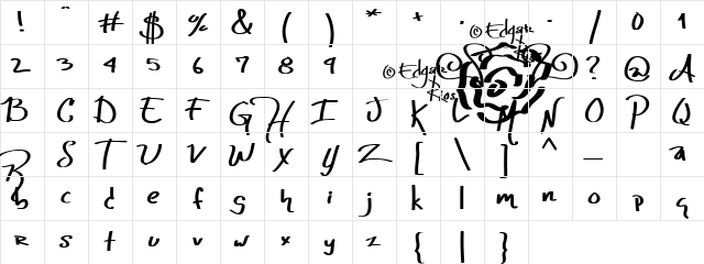 riosedgxrNo Regular Character Map