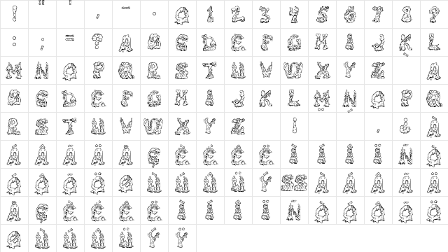 Riot Act 2 Regular Character Map