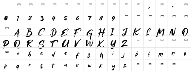 Riponlight Free Trial Regular Character Map Riponlight Free Trial Regular Character Map