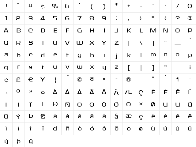 Ritafurey Medium Regular Character Map Ritafurey Medium Regular Character Map