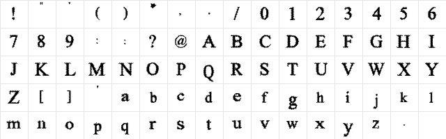Robot Fungus Regular Character Map