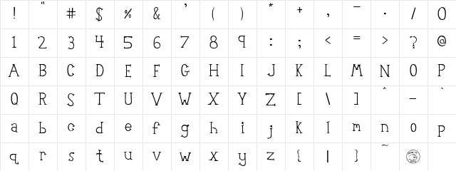Robot Teacher Regular Character Map