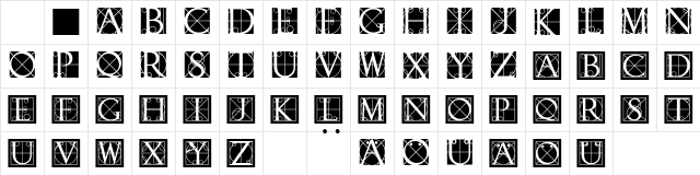 RodgauerOne Regular Character Map