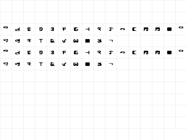 Romulus Wd Plain Character Map Romulus Wd Plain Character Map