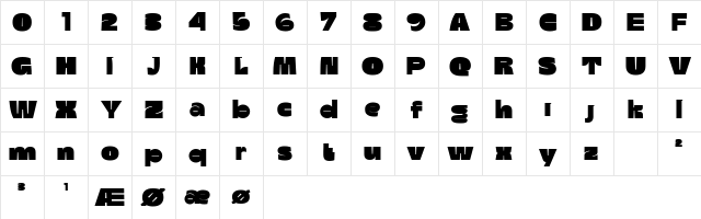 Balsamosca Personal Use Regular Character Map Balsamosca Personal Use Regular Character Map