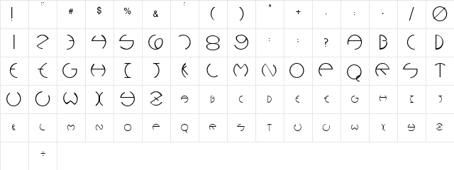 Rounders (Plain):001.001 (Plain):001.001 Character Map