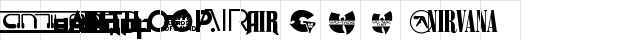 Bands & Artists Regular Character Map Bands & Artists Regular Character Map