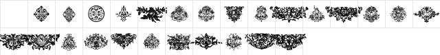 ryp_deco6 Regular Character Map ryp_deco6 Regular Character Map