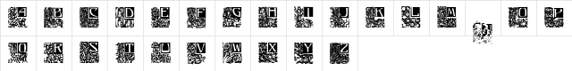 ryp_ornate5 Regular Character Map ryp_ornate5 Regular Character Map