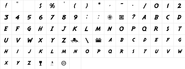 SafariRegular Regular Character Map SafariRegular Regular Character Map