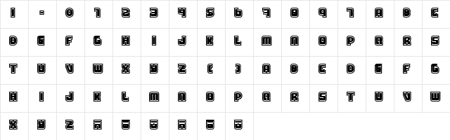 samarin Regular Character Map