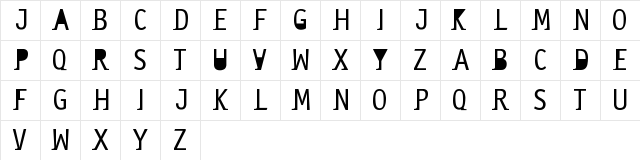 New Regular Character Map New Regular Character Map