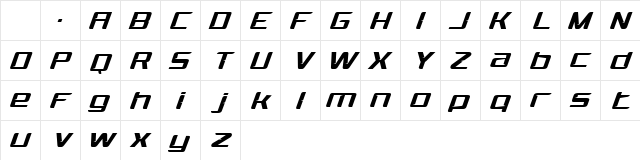 Sanford Regular Character Map Sanford Regular Character Map