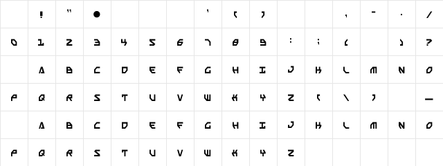 Scarab Script Regular Character Map Scarab Script Regular Character Map