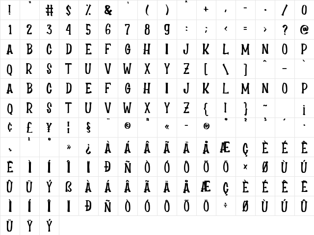 Scary House Regular Character Map Scary House Regular Character Map