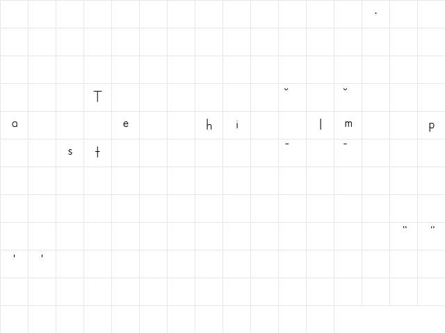 SD Manuscript S Regular Character Map