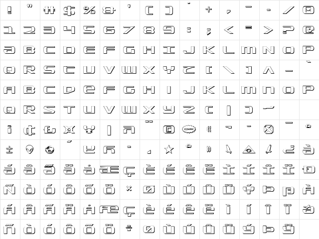 SDF 3D 3D Character Map