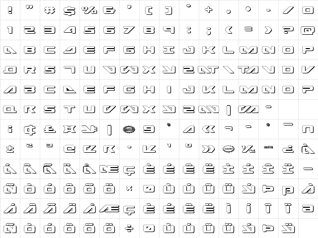Sea-Dog 3D Regular Character Map