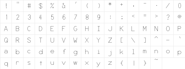 Secret Code Regular Character Map