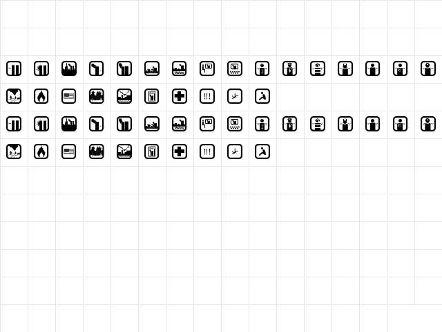 SEPTEMBER 11 ICON Regular Character Map SEPTEMBER 11 ICON Regular Character Map