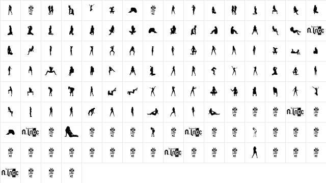 SEXY SPANISH ERASMUS GIRLS V.2.0 Regular Character Map