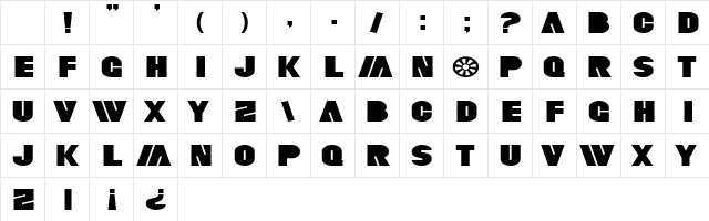 SF Fortune Wheel Exp Regular Character Map SF Fortune Wheel Exp Regular Character Map