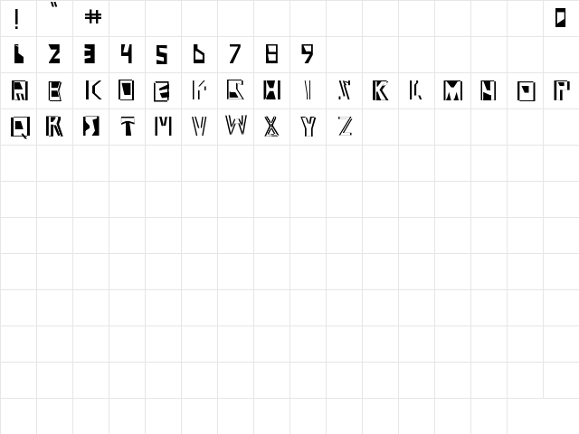 Abstract Abomination Regular Character Map Abstract Abomination Regular Character Map