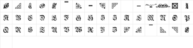 Shifter 3 Regular Character Map