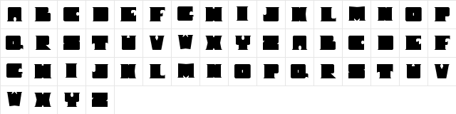 I Shot The Serif Regular Character Map