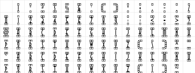 Showtime Normal Character Map Showtime Normal Character Map