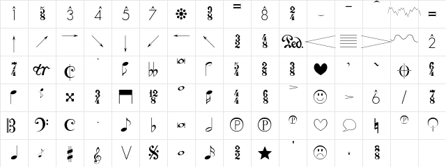 Shpfltnat Regular Character Map Shpfltnat Regular Character Map