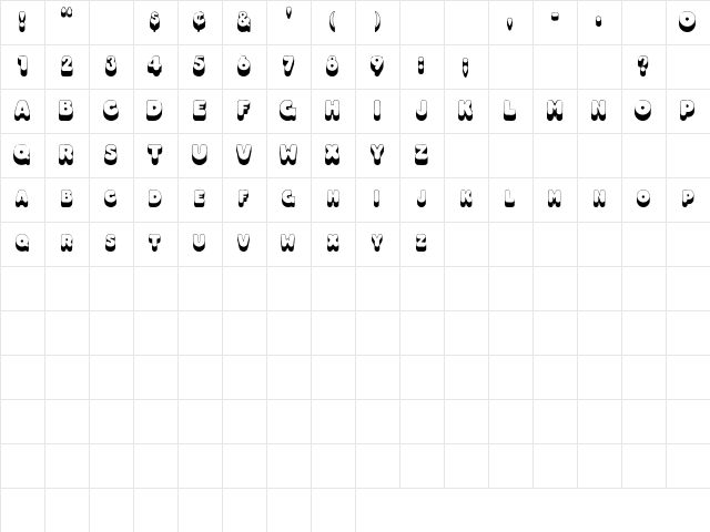 Shweinfurt Regular Character Map Shweinfurt Regular Character Map