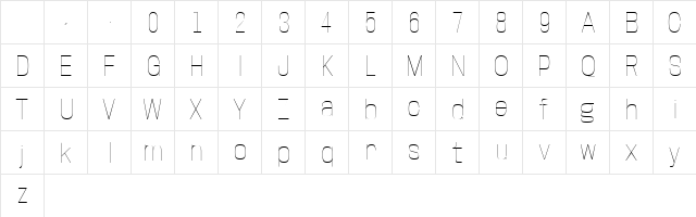 Base Neue Thin Regular Character Map Base Neue Thin Regular Character Map