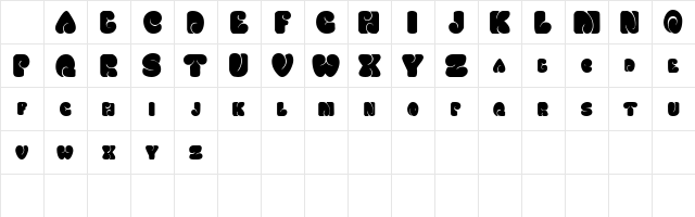SixtiesVibe Regular Character Map