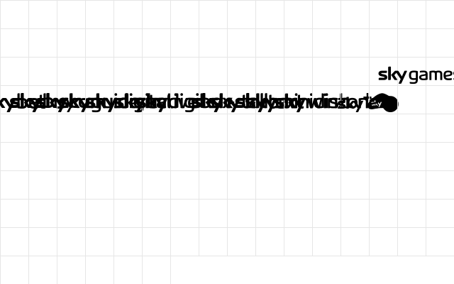 SKYfontbrands Regular Character Map