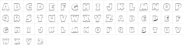 Basic Font Regular Character Map Basic Font Regular Character Map