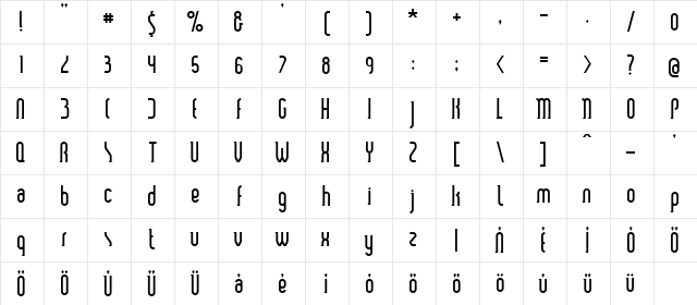 Smart and Sexy Regular Character Map Smart and Sexy Regular Character Map