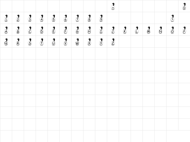 Snake one Regular Character Map