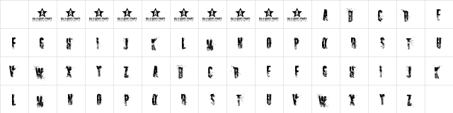 SNIPER Regular Character Map SNIPER Regular Character Map