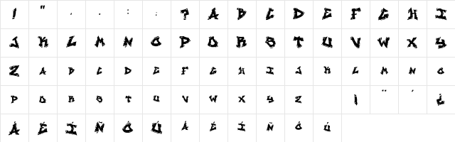 Soacha Letter Font Regular Character Map Soacha Letter Font Regular Character Map