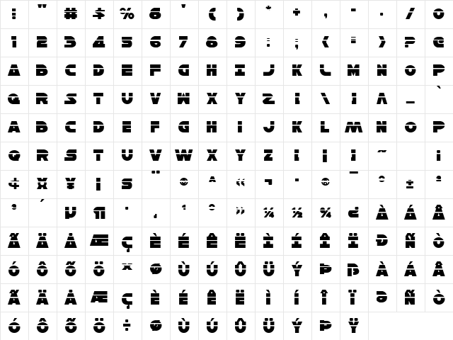 Han Solo Laser Laser Character Map